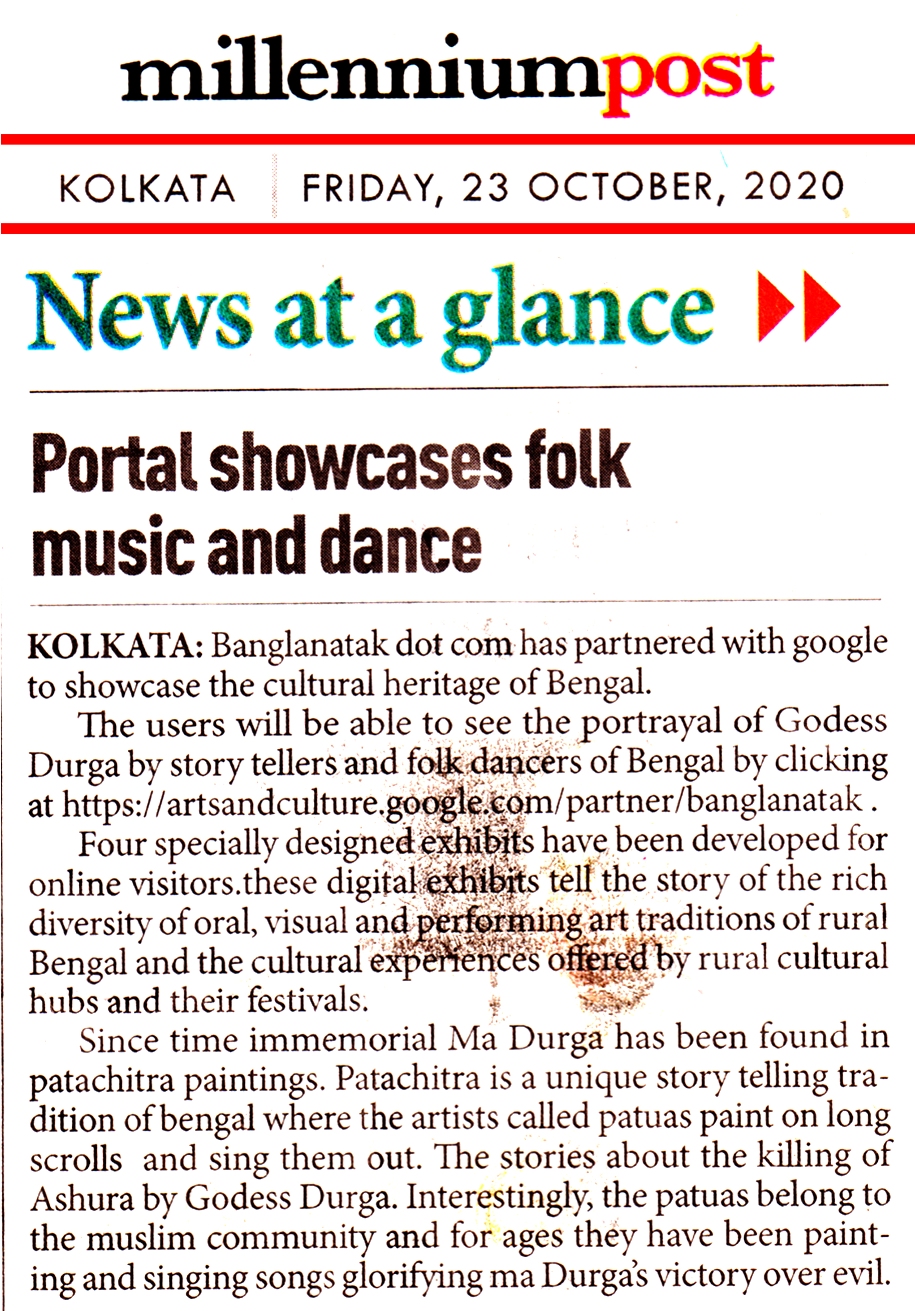 Folk art of Bengal on Google Arts_Millennium Post